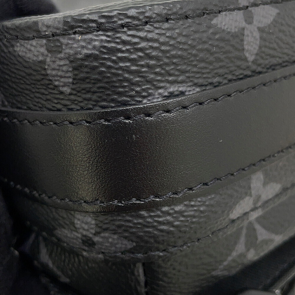 Louis Vuitton Shoulder Bag Monogram Eclipse Black Steamer Messenger Black - Picture 6 of 12